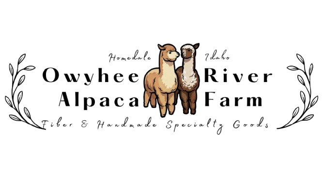 Owyhee River Alpaca Farm stamp — Est. 2018, Homedale, Idaho