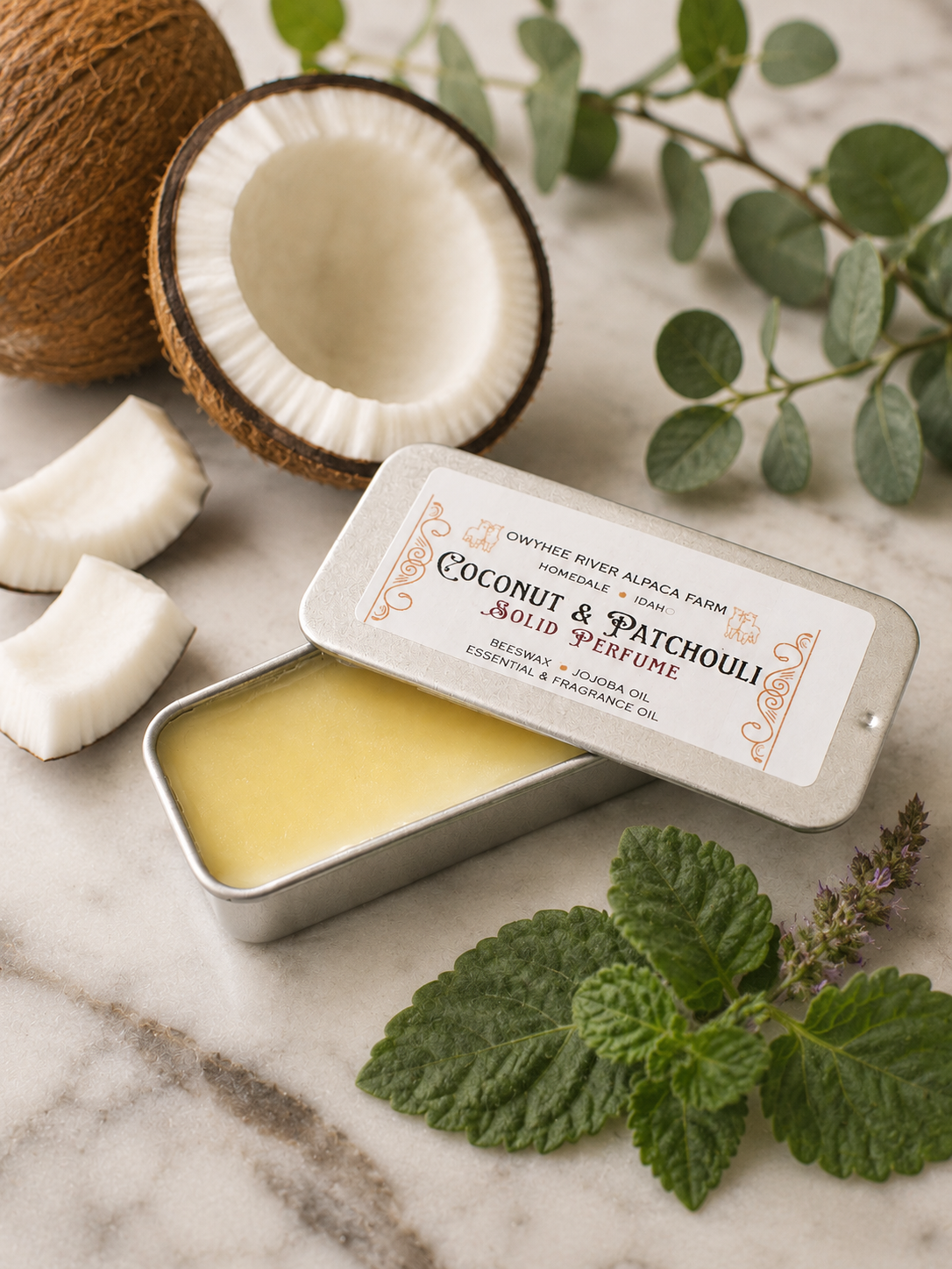 Coconut + Patchouli Solid Perfume